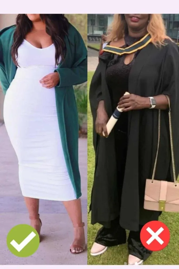plus size graduation outfit