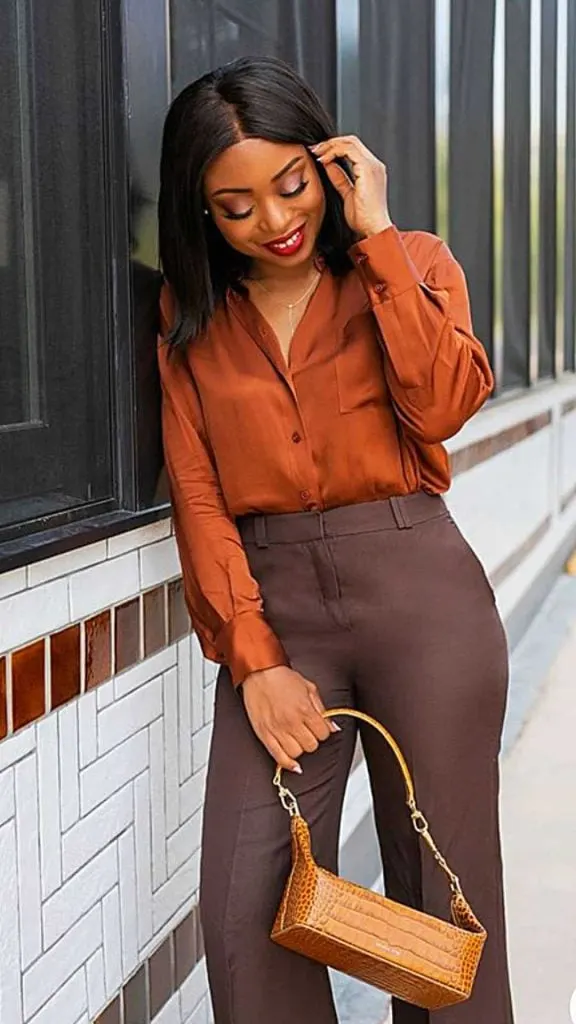 black woman first day of work outfit