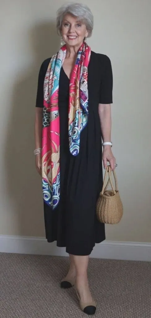 black dress 70 years old mature ladies