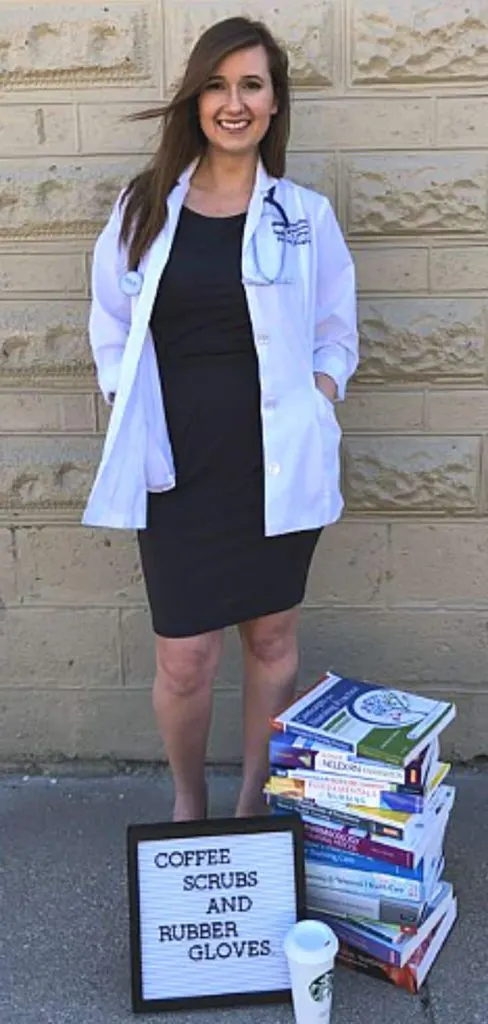 black dress white coat ceremony outfit