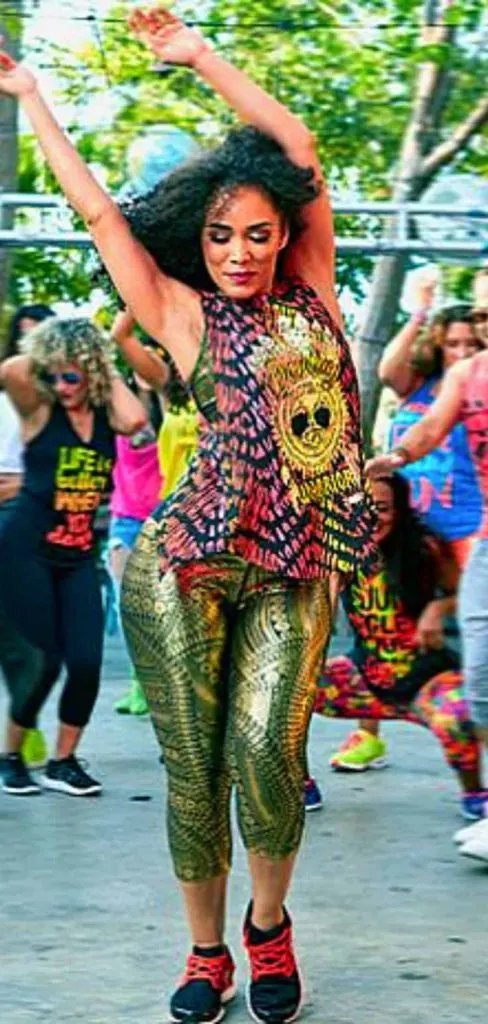 SEQUIN zumba outfit
