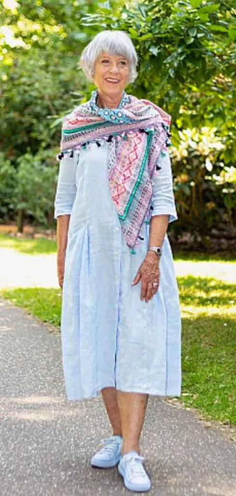 dresses for 70 & 80 years old woman