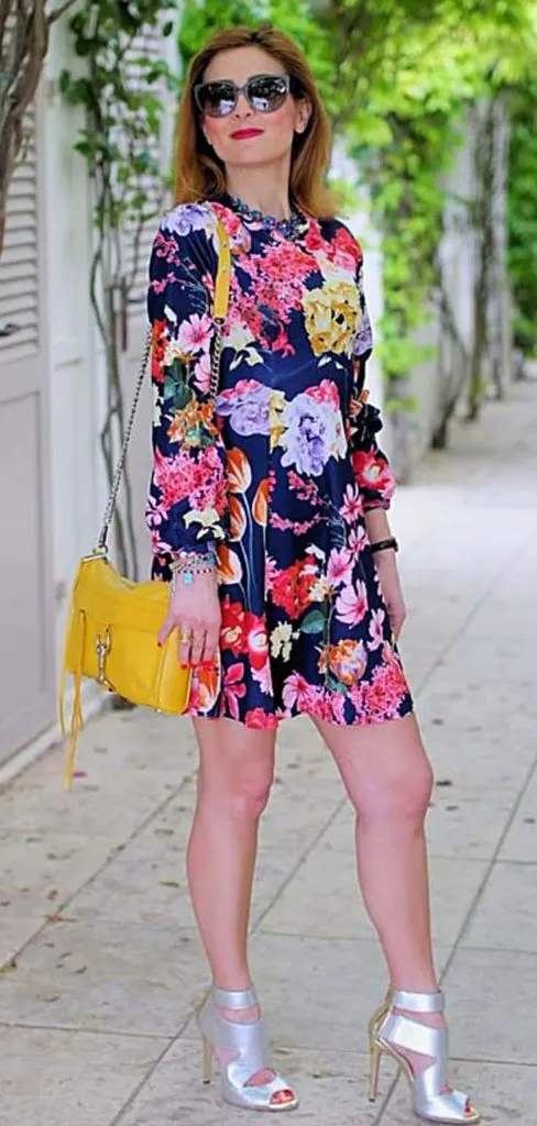 What to wear with silver heels