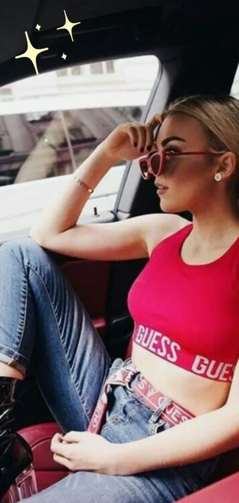 show girl car show outfit