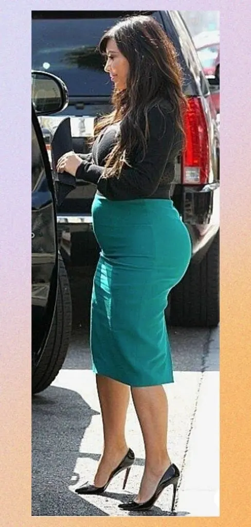 pencil skirt with tummy