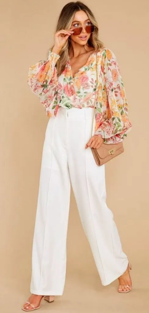 how to wear pants to bridal shower