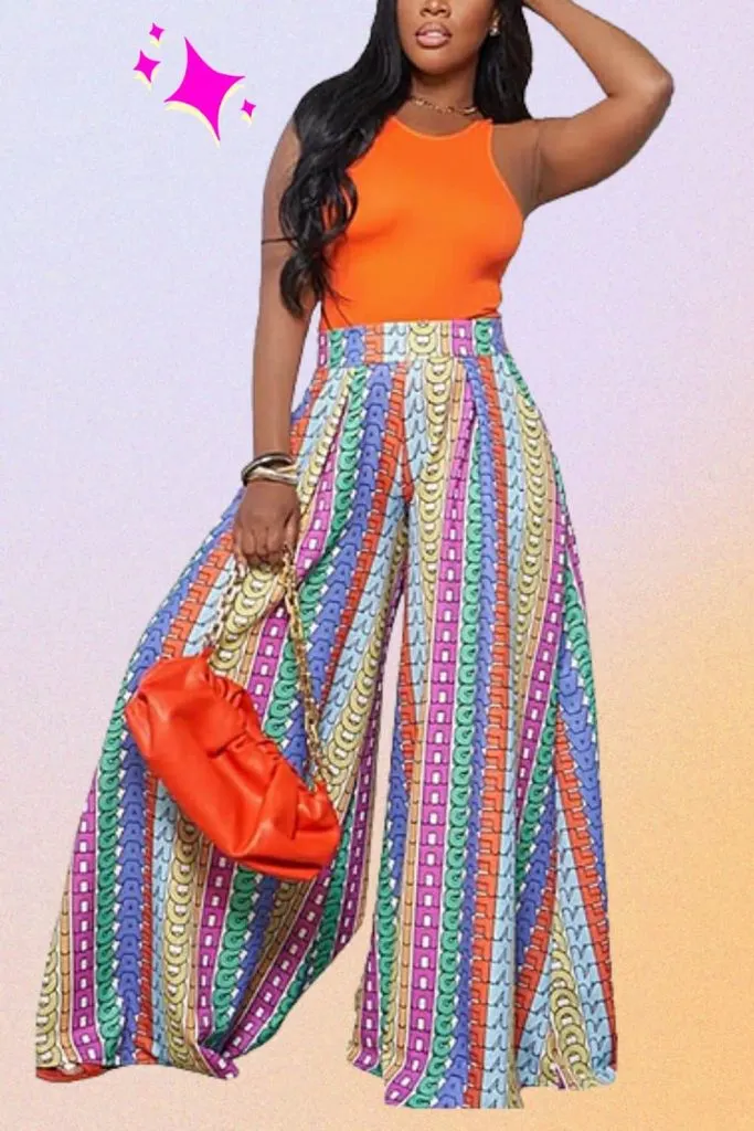 amazon plus size palazzo pants