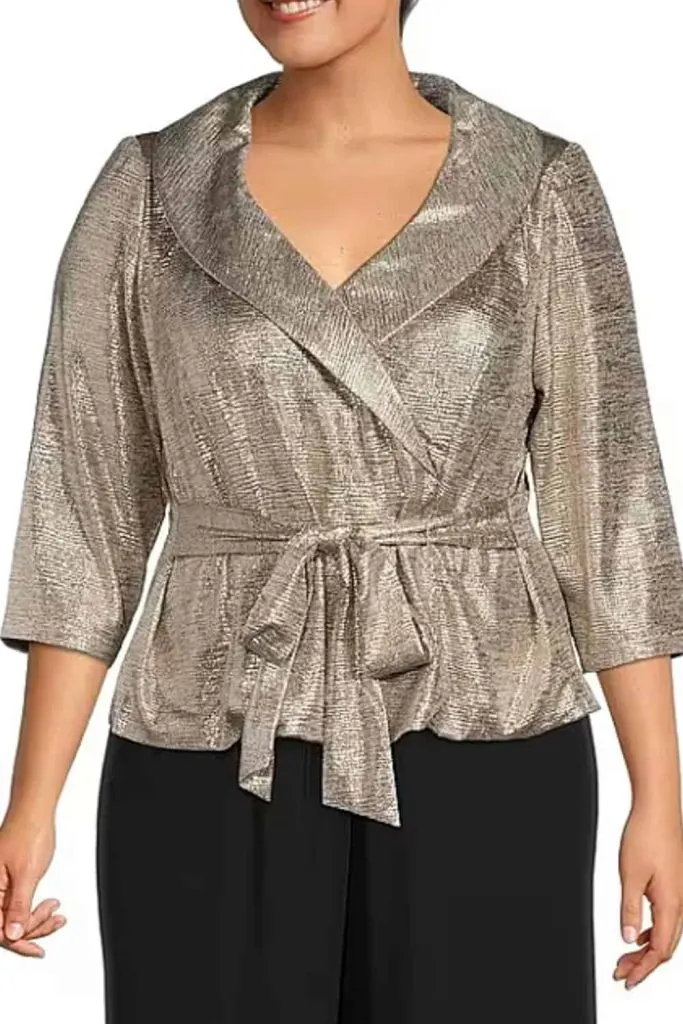 elegant blouses for weddings plus size