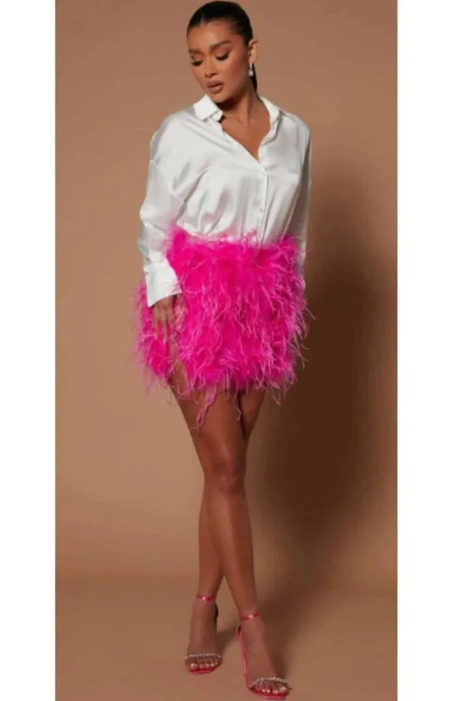 Barbie costume Faux Fur
