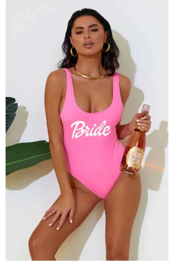 Hot Barbie girl in swimsuit