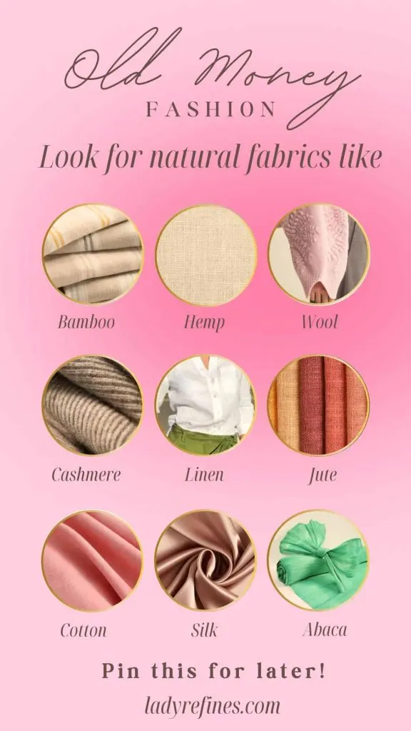 natural fabrics to dress elegant