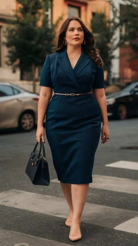 how to dress smart casual plus size