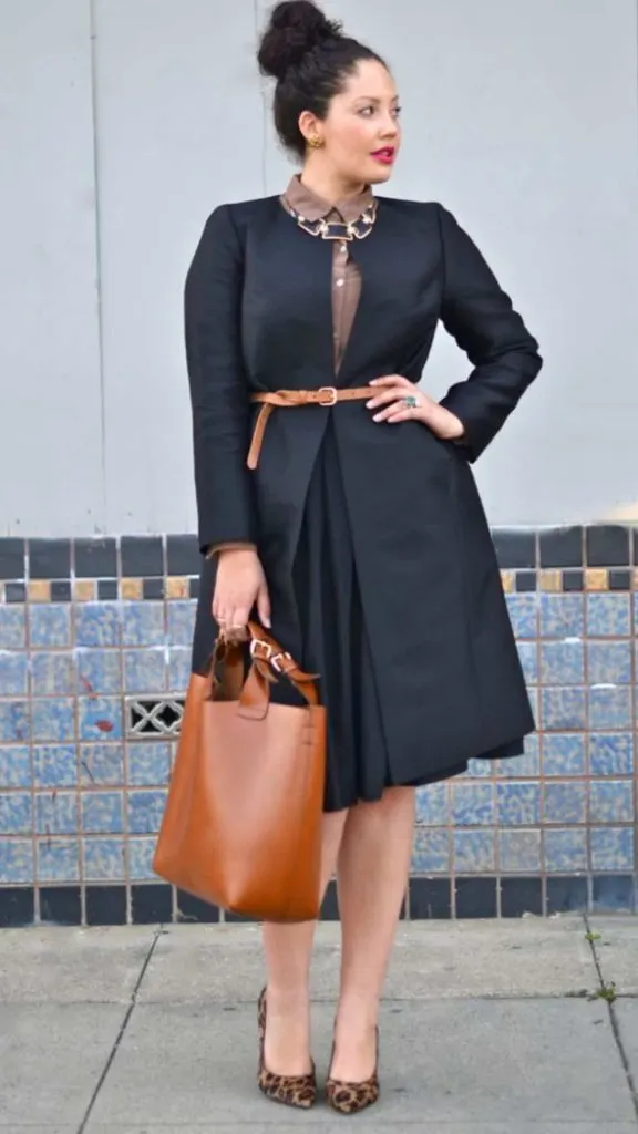 blazer outfit ideas plus size professional