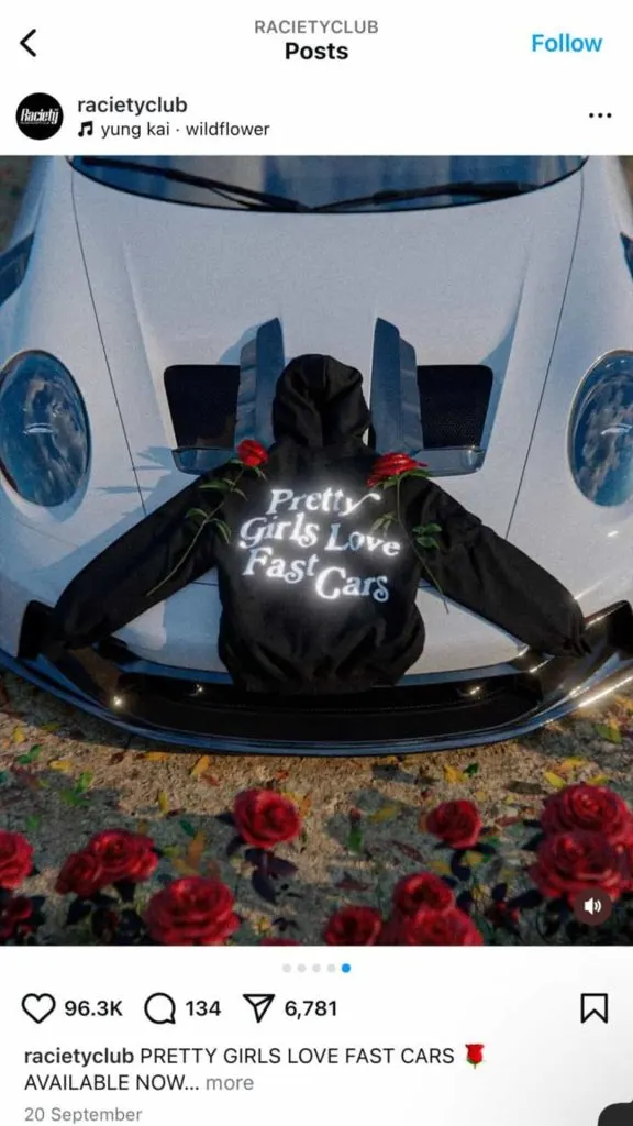 pretty girls love fast cars Raceity 