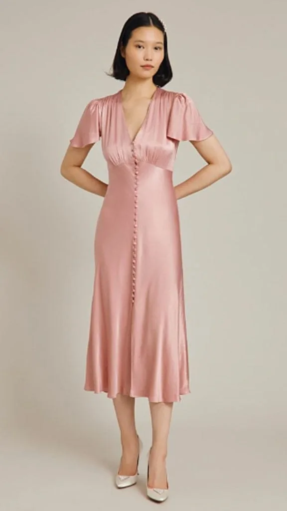 formal British bridesmaid dress brand GHOST london