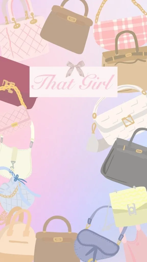 Designer Bag girl wallpaper