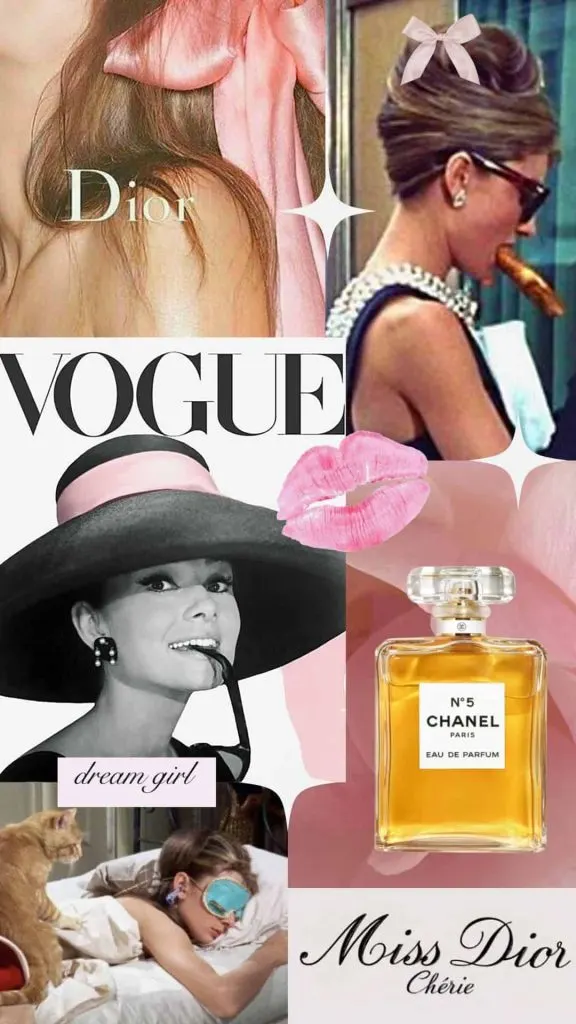 Fashion Designer brand collage wallpaper