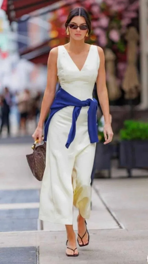 white dress street style outfit