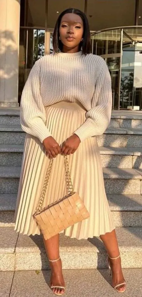 casual Black girl church outfits