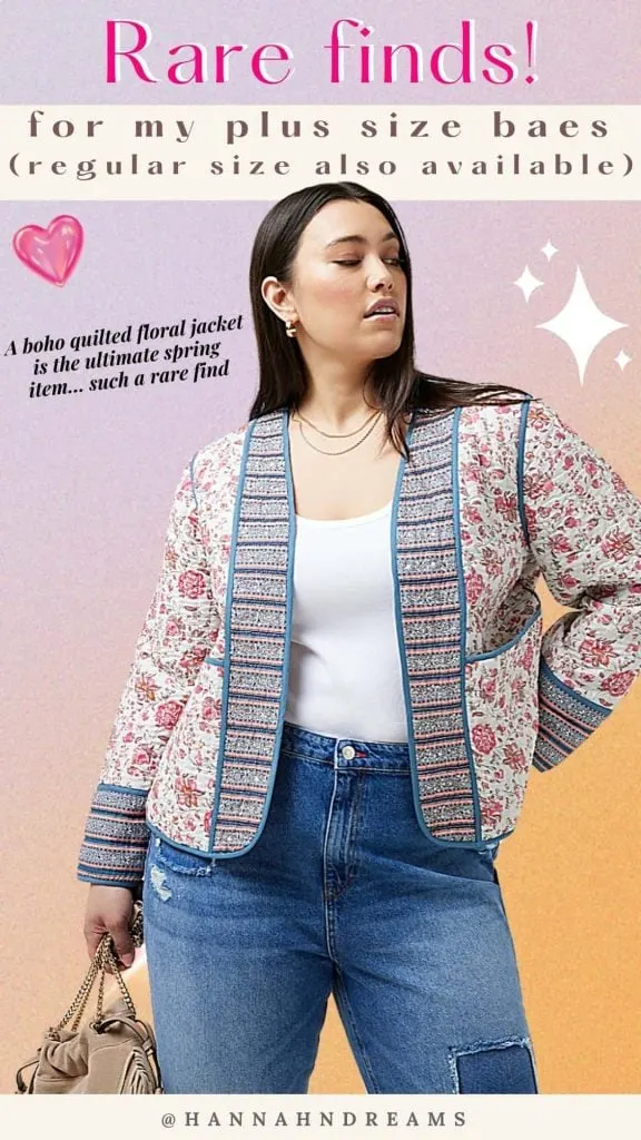 Quilted jacket modern feminine style
