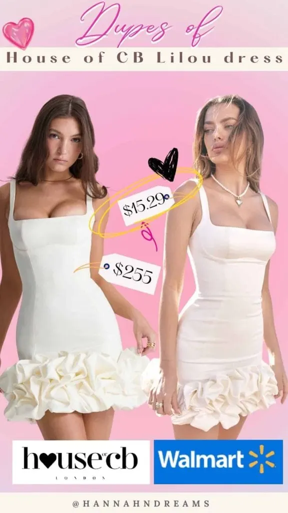 white dress House of CB