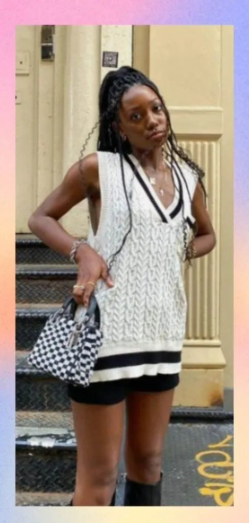 black girl summer vest outfit black girl cute outfit