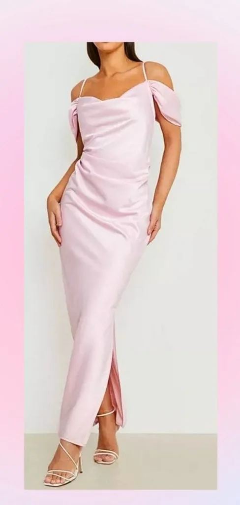 cold shoulder dress prom