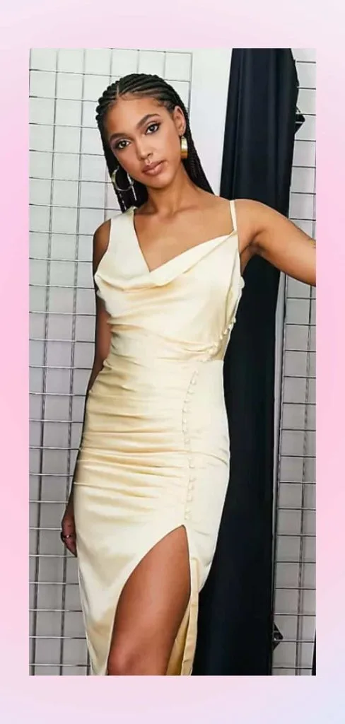 side slit dress ASOS