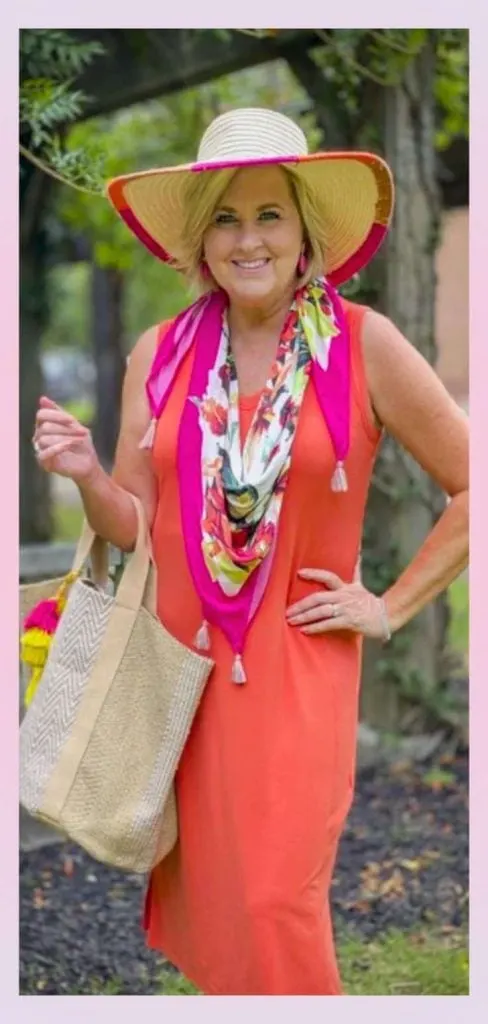 colorful scarf resort outfits