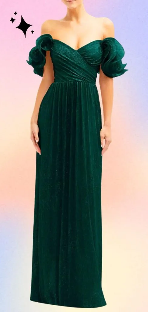 prom dresses for wide shoulder