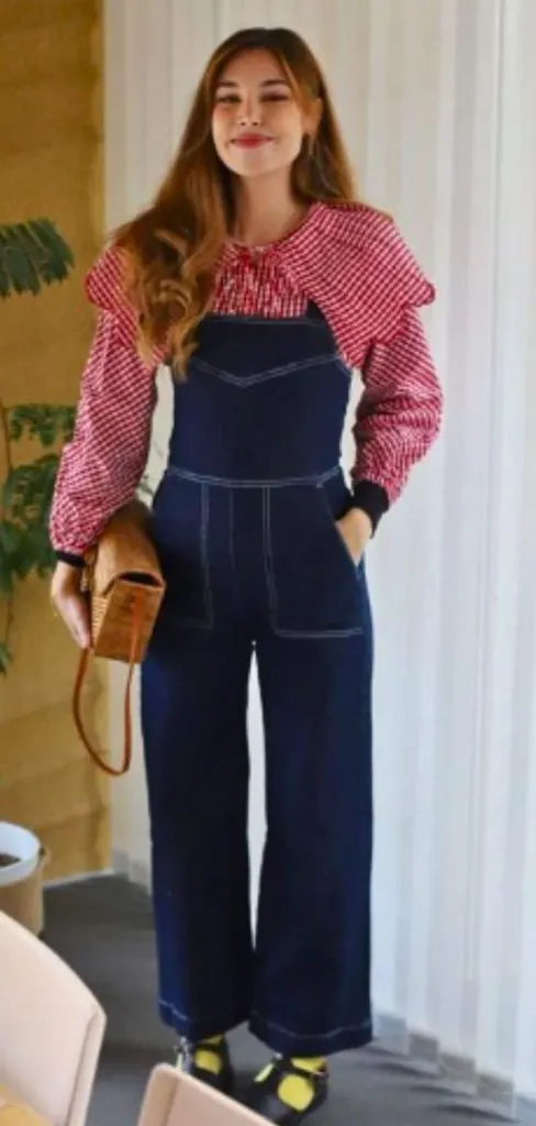 farm cottagecore denim outfit