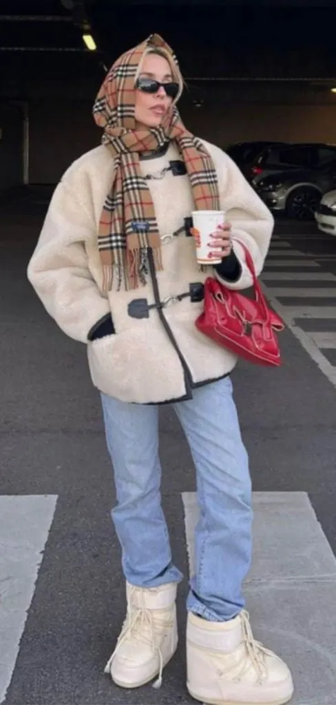 how to wear burberry scarf on head