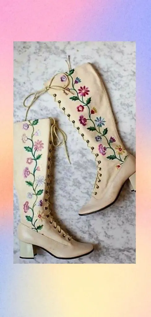 cottagecore boots outfit