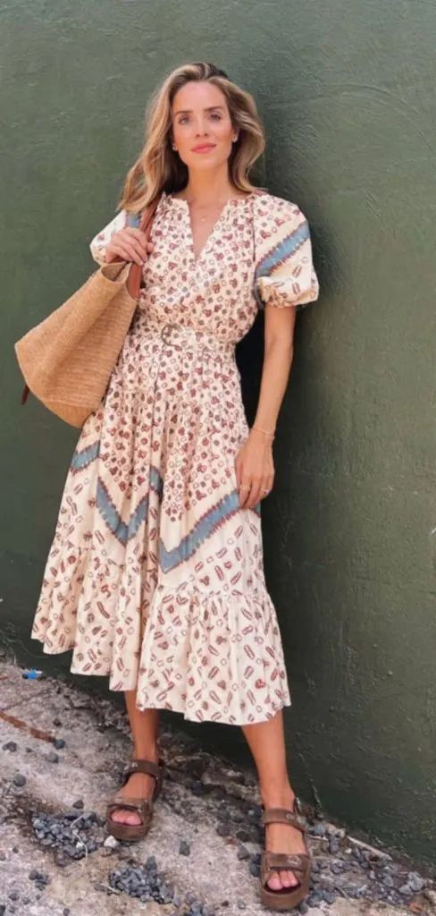 EASTER dress puffy sleeve