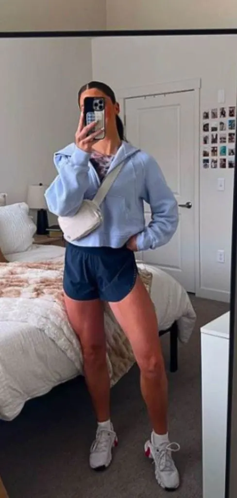 Lululemon scuba half-zip outfit ideas