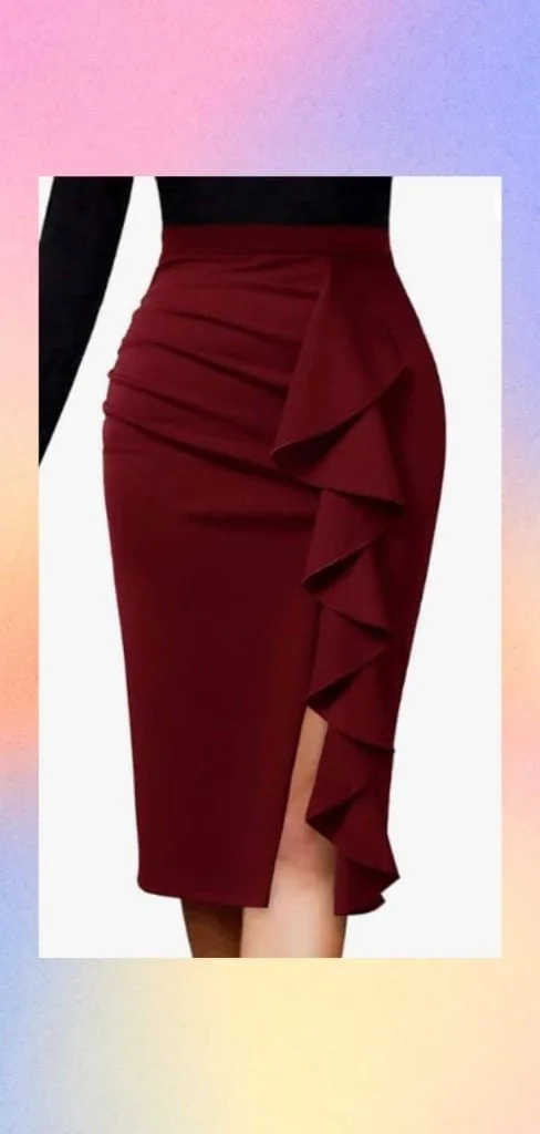 ruffle skirts hide tummy