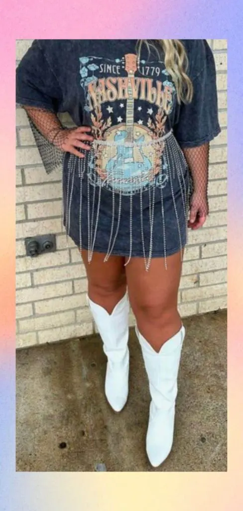 cowgirl outfit car race event