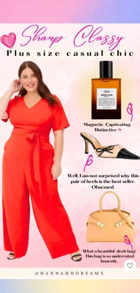 plus size jumpsuit night out outfit