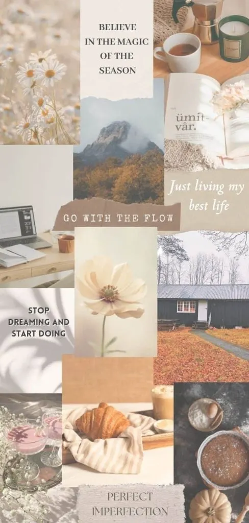 Quote collage with white overlay download