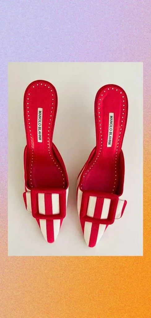 Manolo Blahnik comfortable retro heels