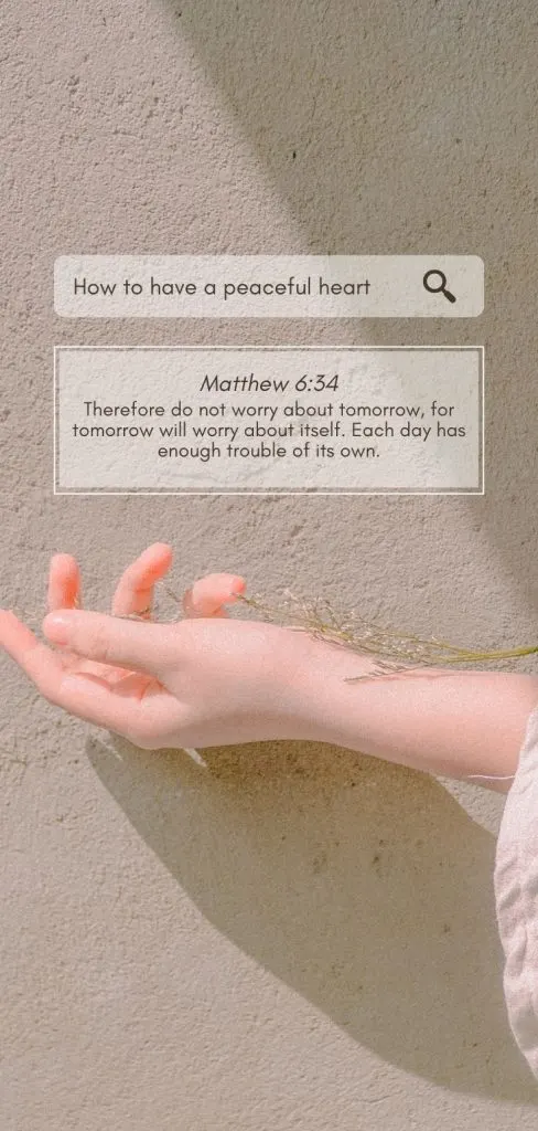 How to have peaceful heart wallpaper