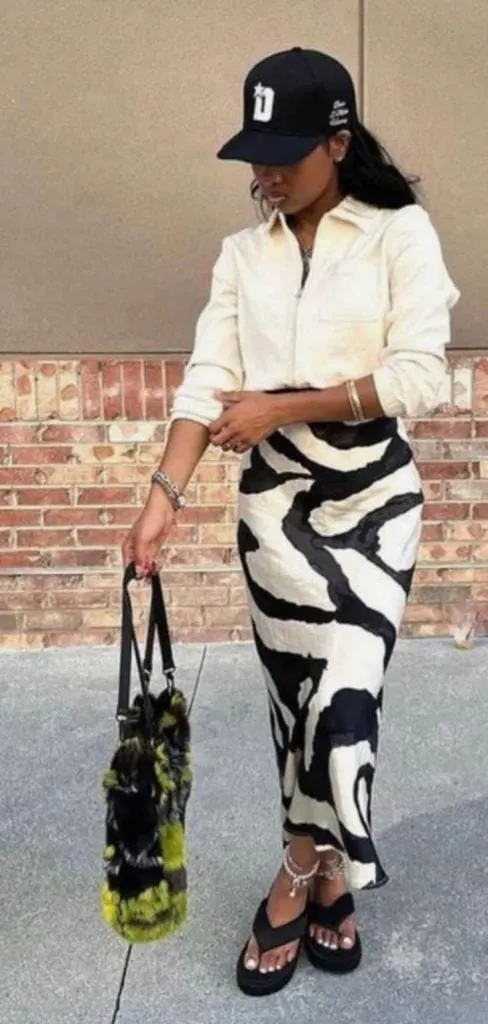 black and white outfits church 