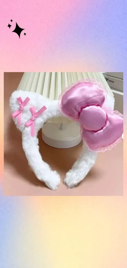 Hello kitty Large Bow headband