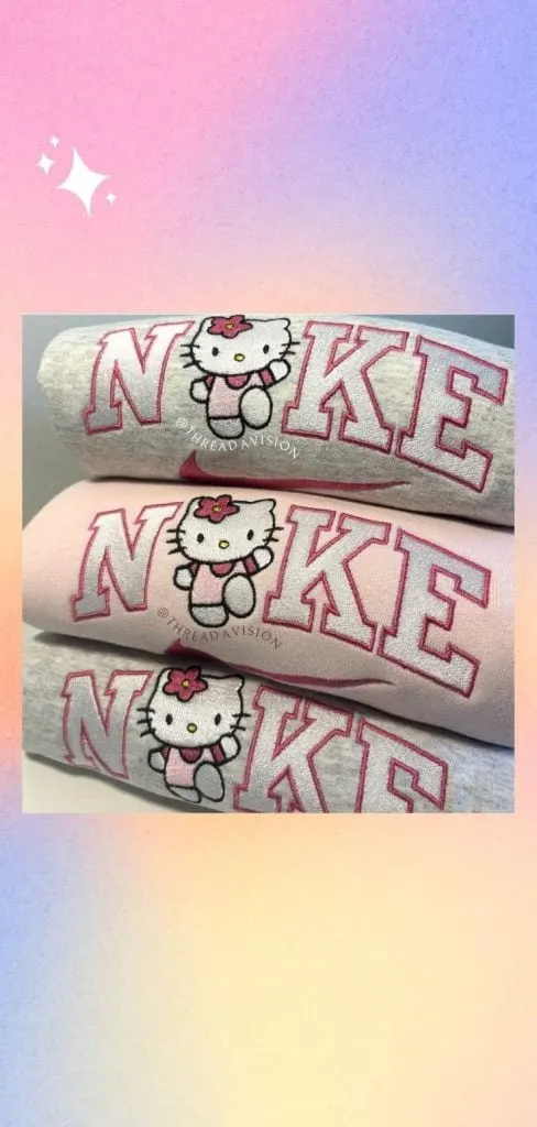 Hello Kitty Embroidered Sweater