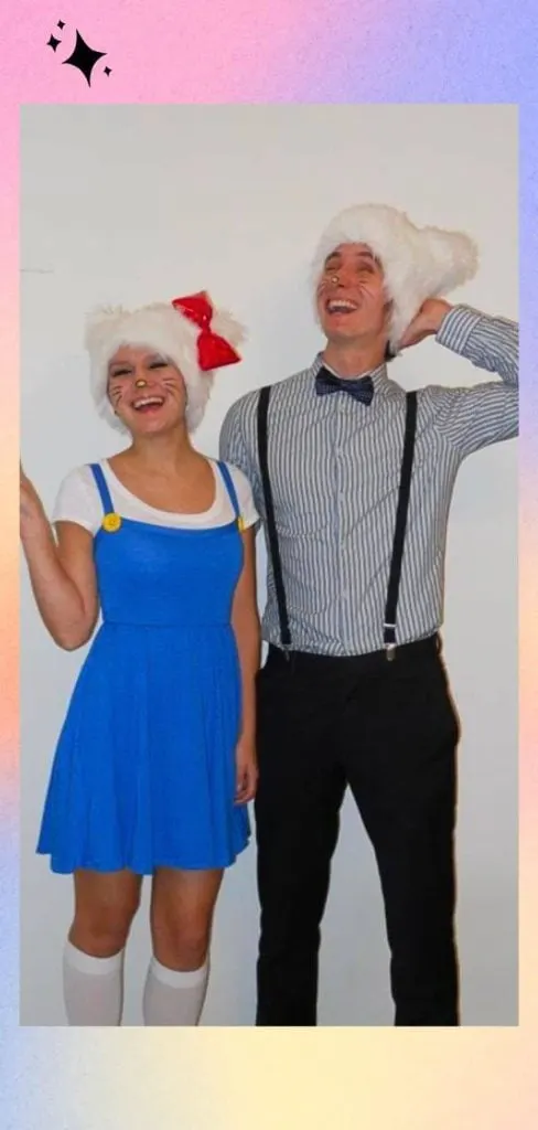Hello Kitty couple look for Halloween