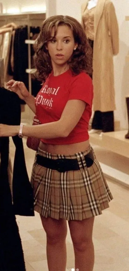 vintage burberry skirt