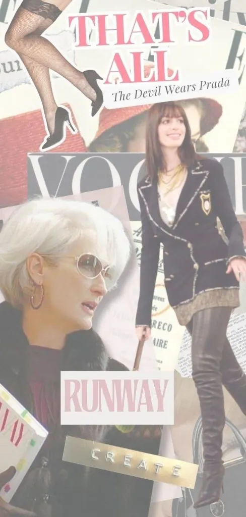 The Devil wears Prada theme wallpaper