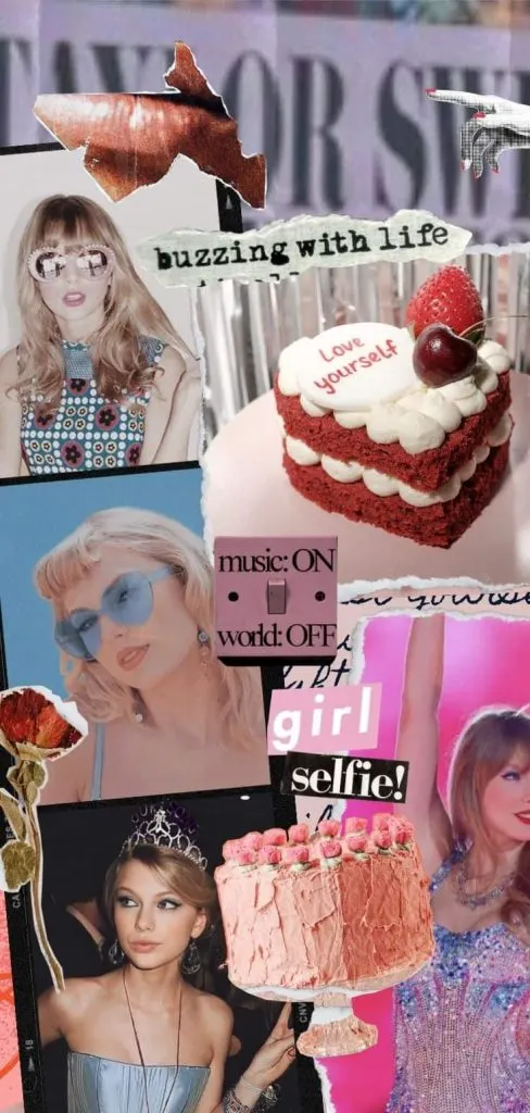 Taylor Swift collage wallpaper iphone