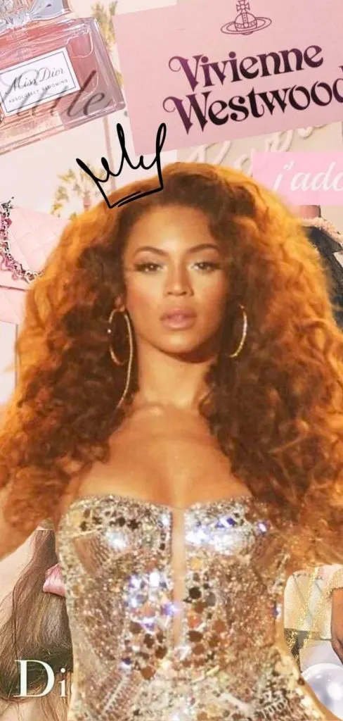 Beyonce pink aesthetic collage