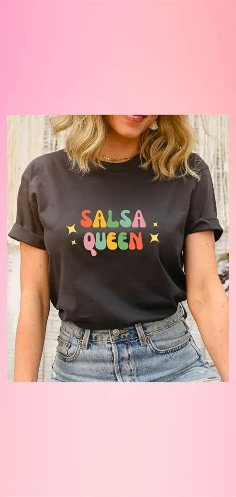 salsa queen tee etsy
